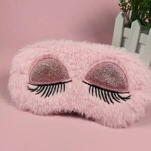 Plush Pink Sleep Eye Mask